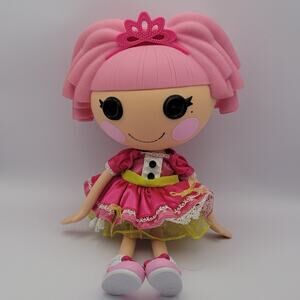 LaLaloopsy Jewel Sparkles full size pink hair dress shoes MGA